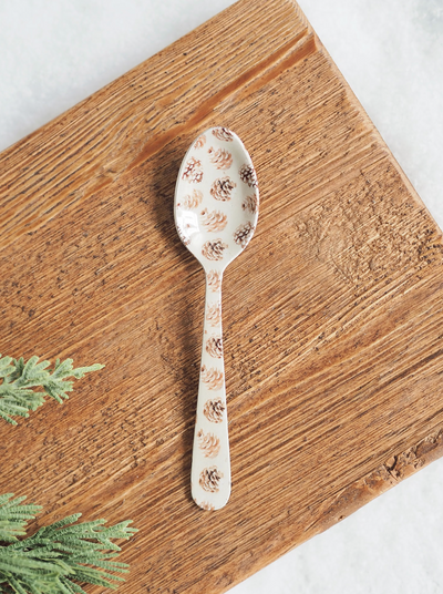 Holiday Pinecones Mini Utensils