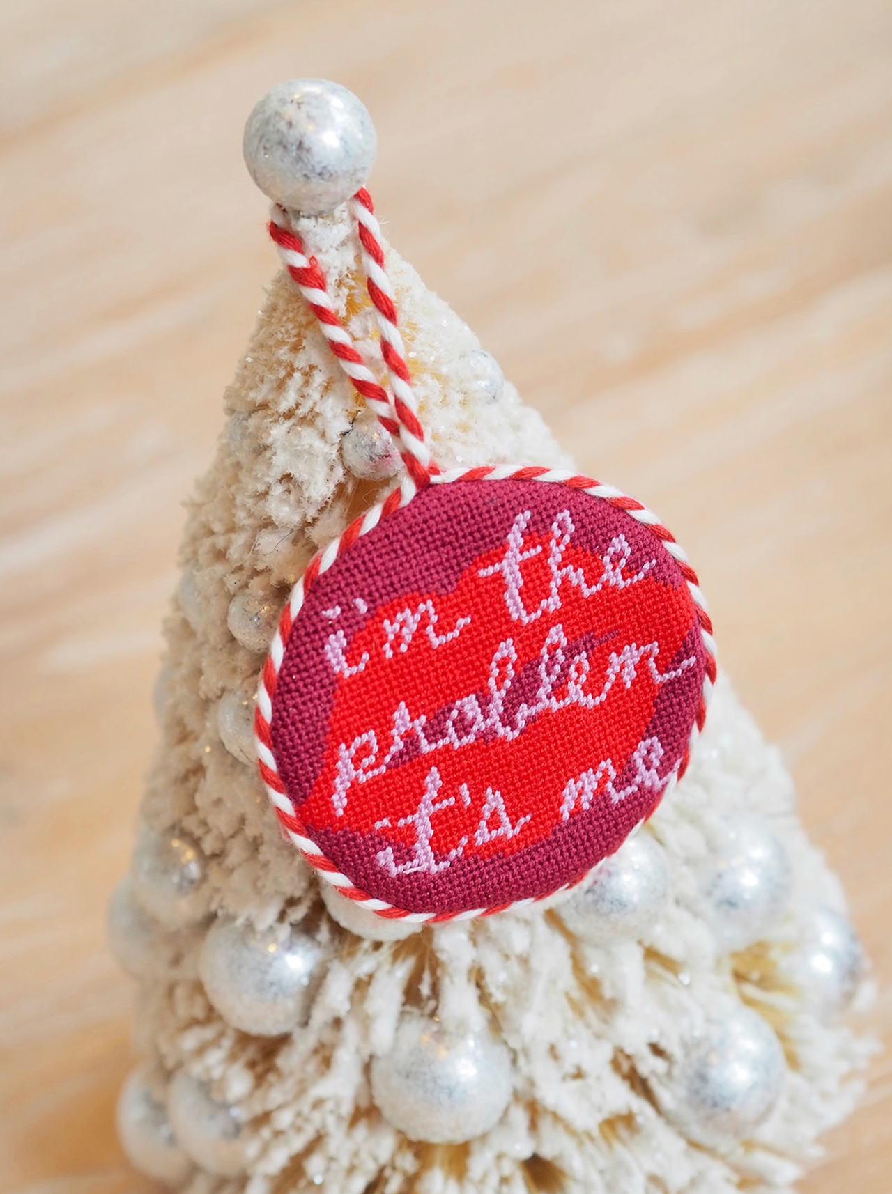 It's Me Needlepoint Ornament