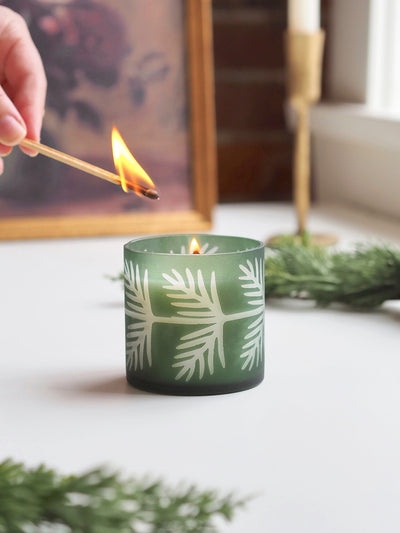 Sugar Pine, Pine Glass Candle