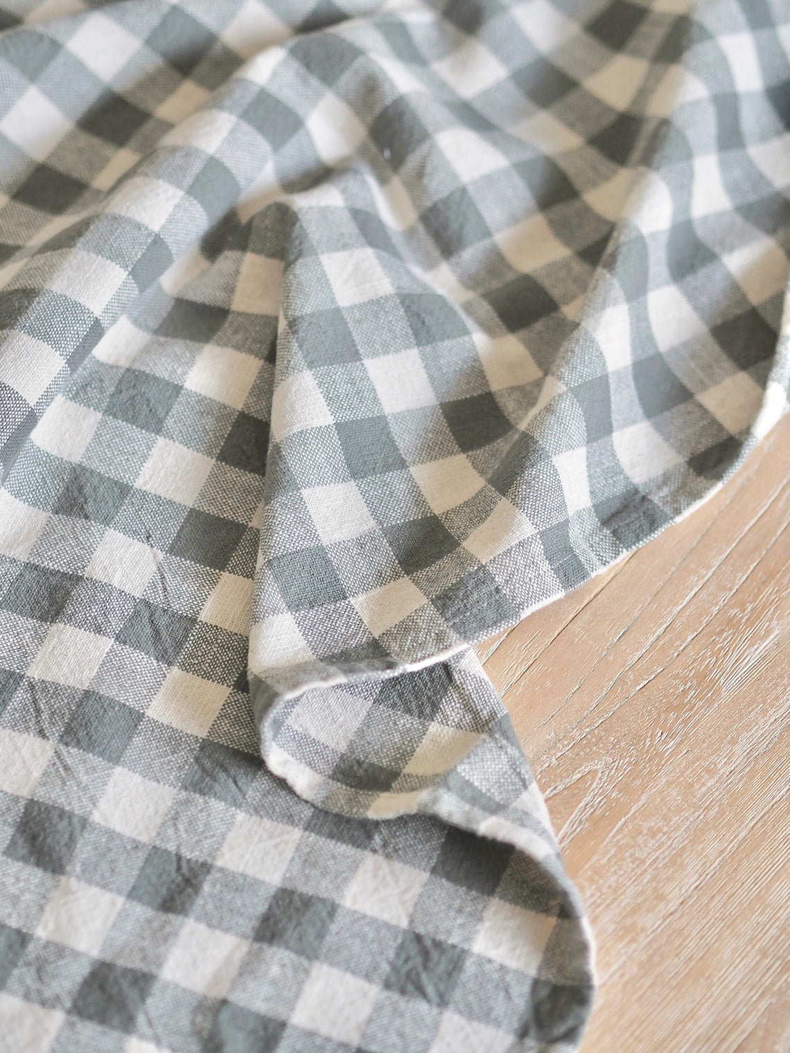 Somerset Gingham Olive Tablecloth