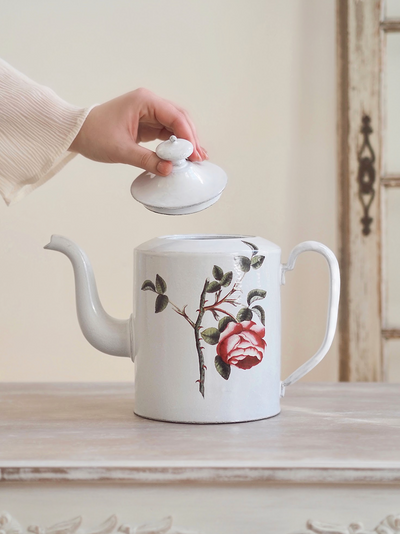 Rosa Centilolia JD Benoit Teapot