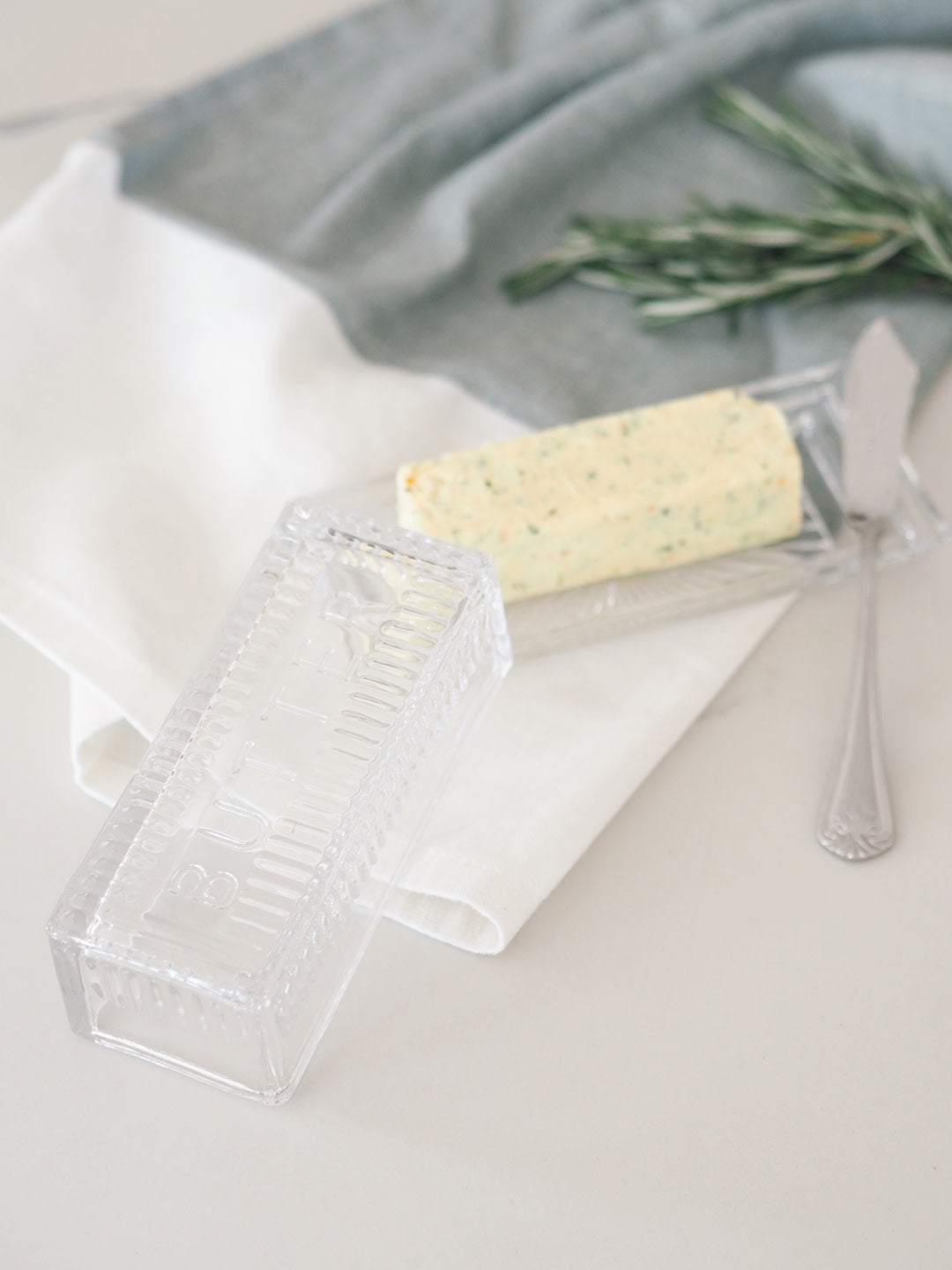 Glass Butter Dish