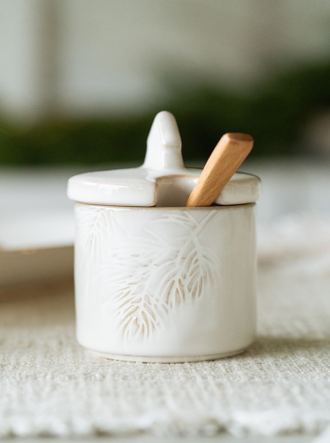 White Pine Sugar Pot