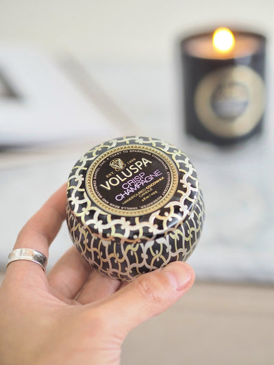 Crisp Champagne Mini Tin Candle