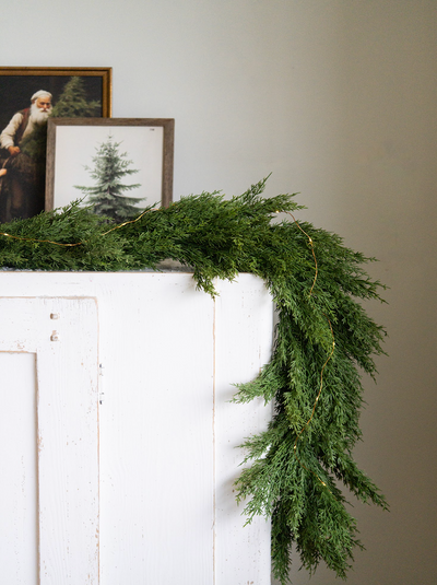 Cypress Pine Garland - 6ft