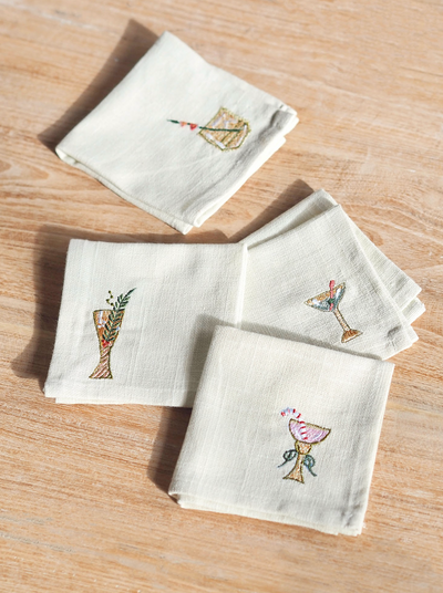 Festive Cocktail Napkins