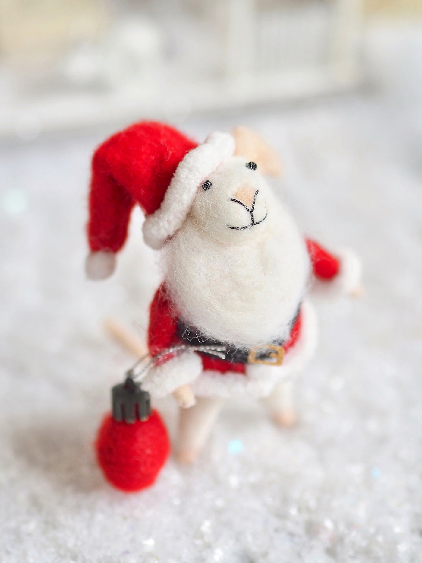 Santa Claus Mouse Ornament