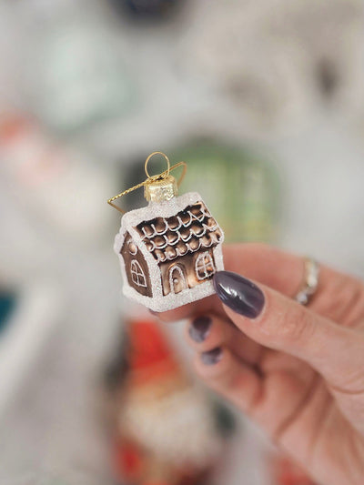 Tiny Gingerbread House Ornament