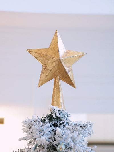 Antique Gold Star Tree Topper