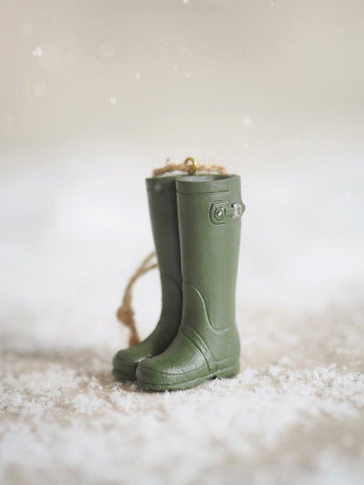 Green Garden Boots Ornament