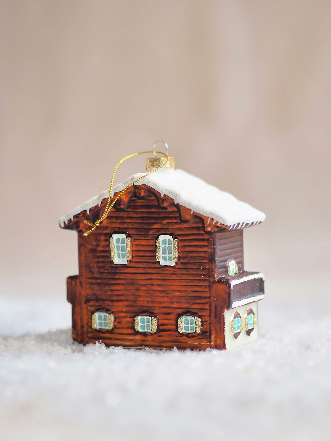 Ski Chalet Ornament