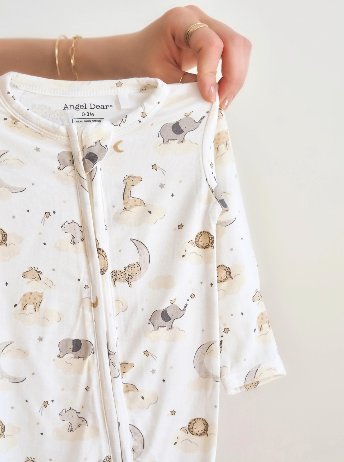 Dreamy Safari Zipper Footie