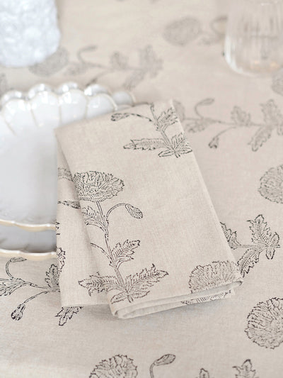 Flor Block Print Napkin