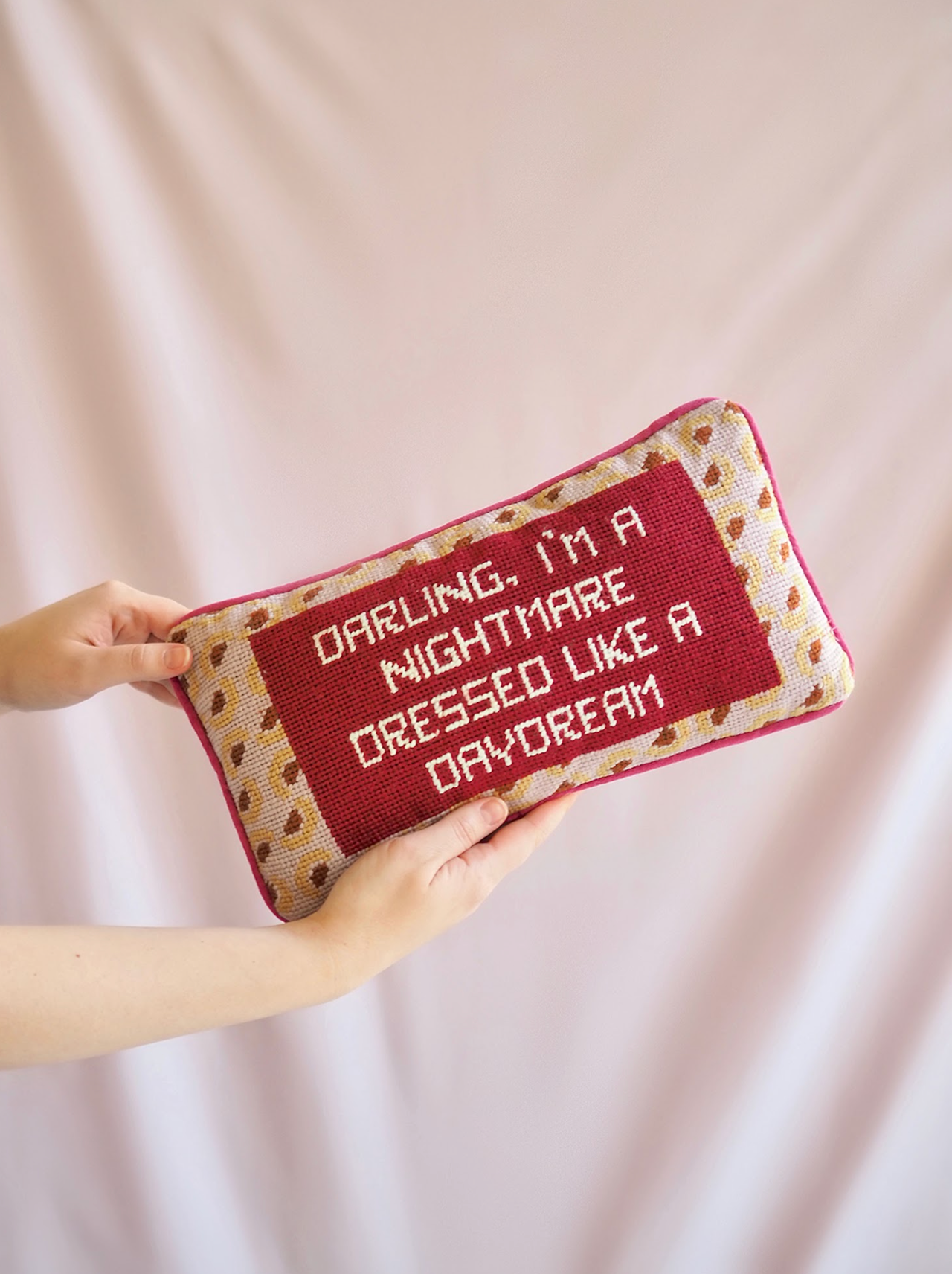 A Daydream Needlepoint Pillow | 8x14