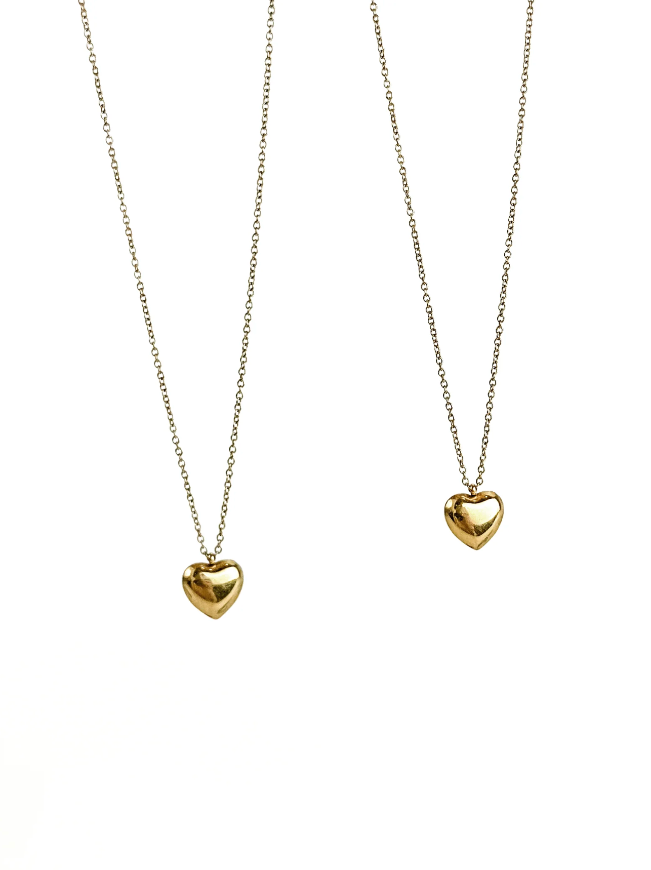 Mama & Me Heart Necklace Set