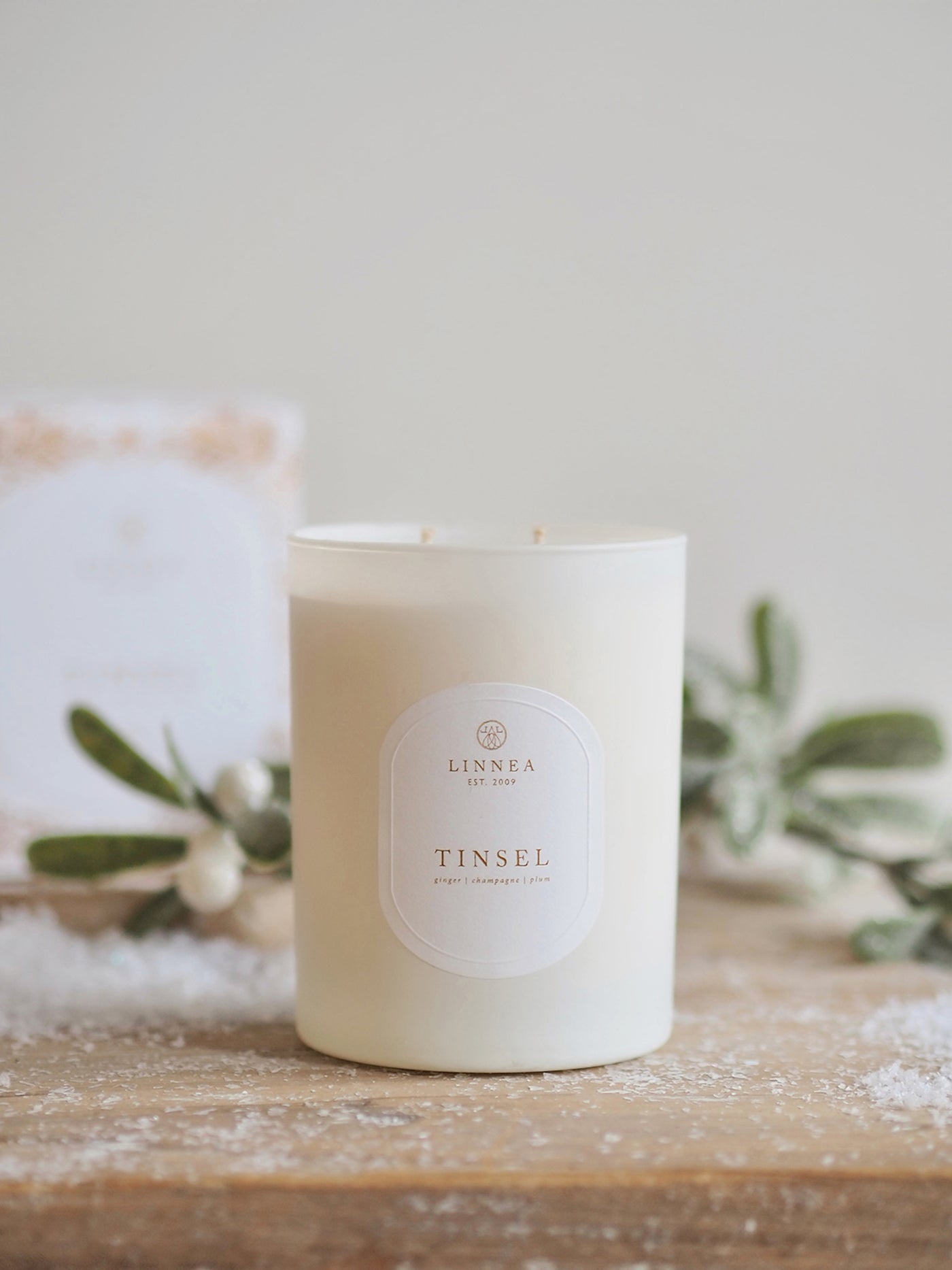 Tinsel 2 Wick Candle