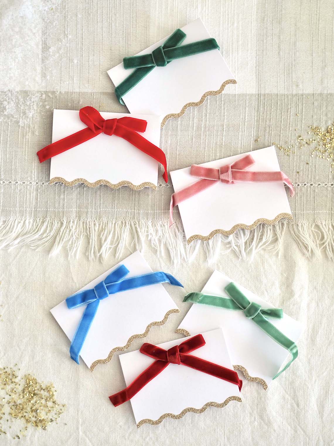 Velvet Bow Place Cards