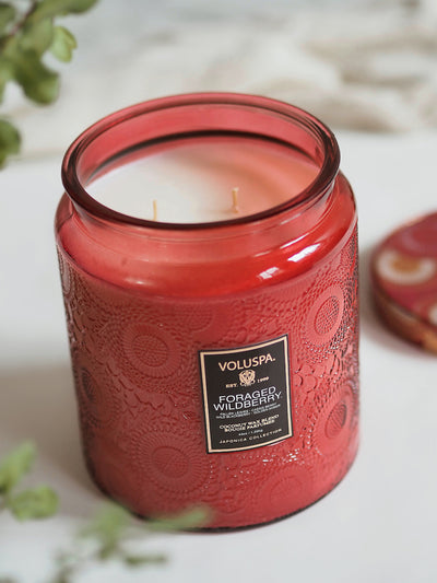 Foraged Wildberry Luxe Jar Candle