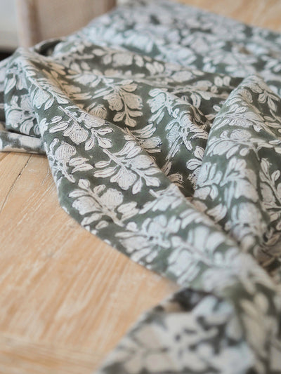 Arbor Block Print Tablecloth