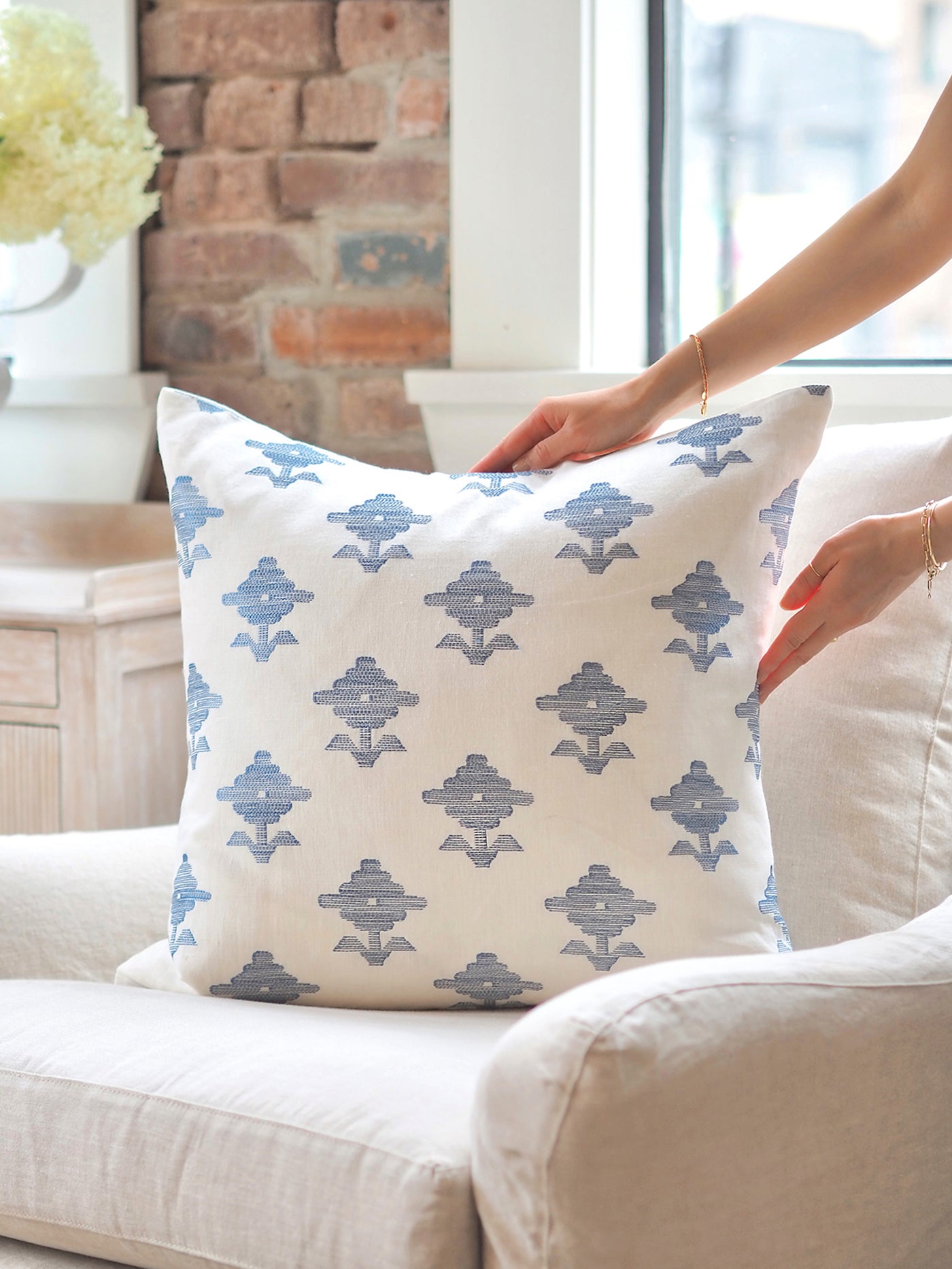 Alice Blue Pillow