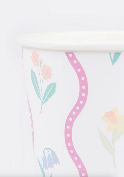 Flower Pattern Cups