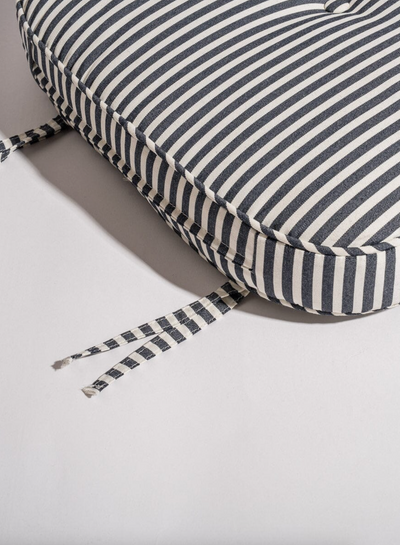 Al Fresco Chair Cushion | Lauren's Stripe Navy