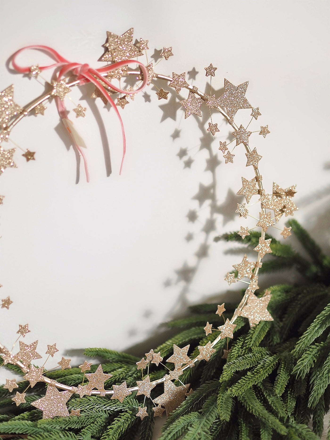 Sparkly Star Wreath