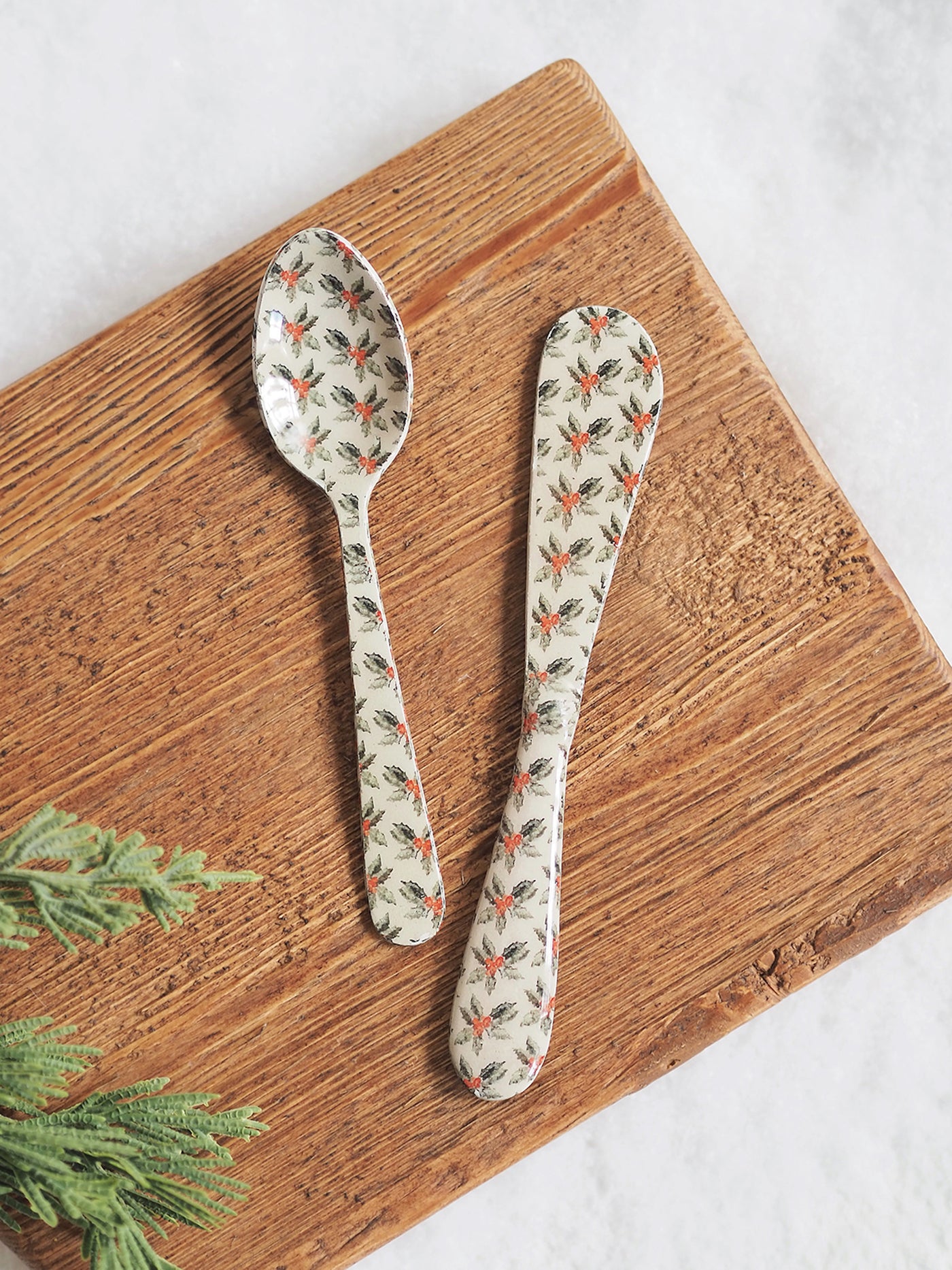 Mistletoe Holiday Mini Utensils