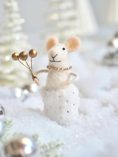 Wintry Winnie Mouse Ornament