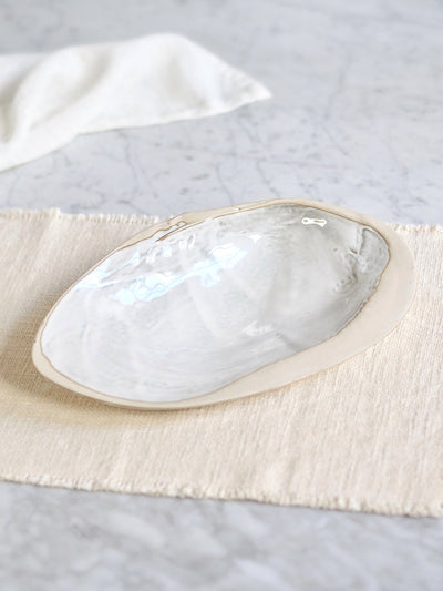 White Seashell Dish