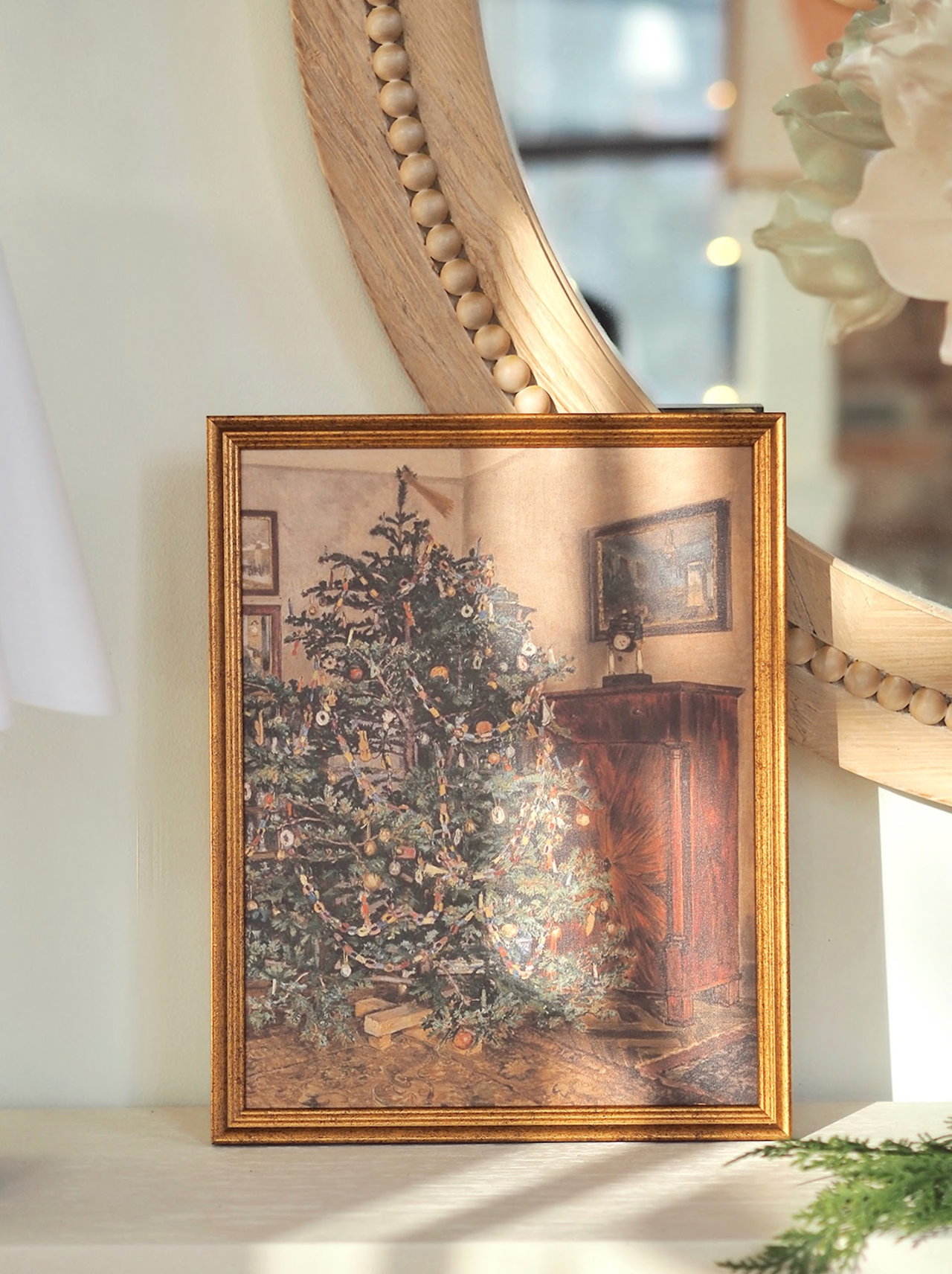 Christmas Morning Framed Canvas Print | 11x14