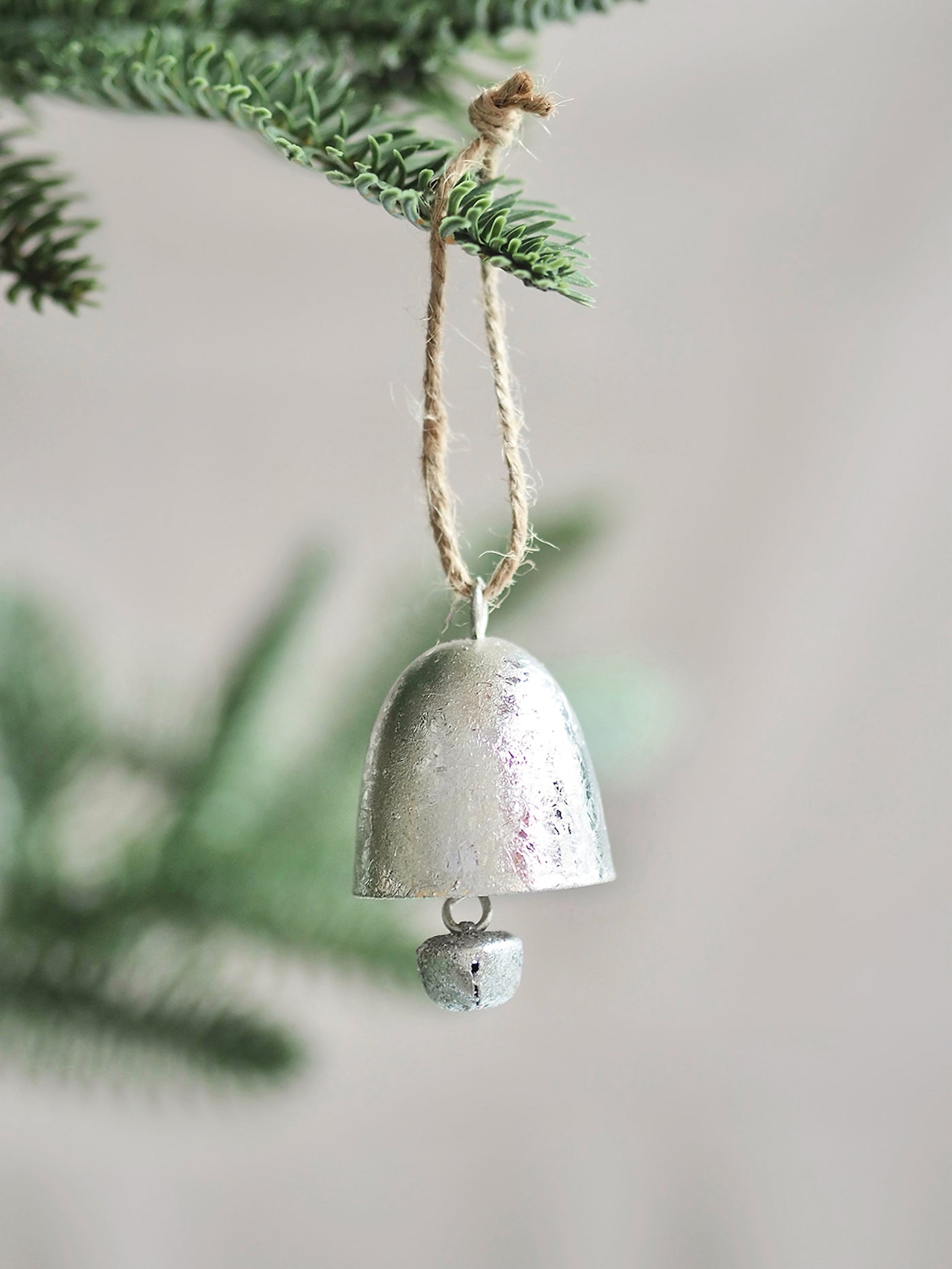 Silver Bell Ornament