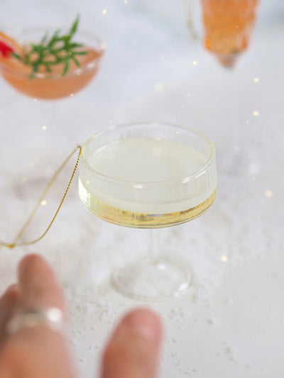 Champagne Coupe Ornament