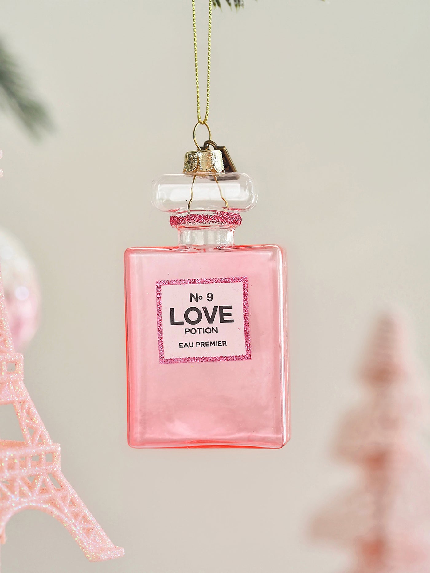 Pink Love Potion No. 9 Ornament