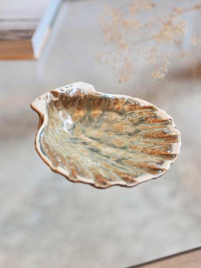 Blue Seashell Dish