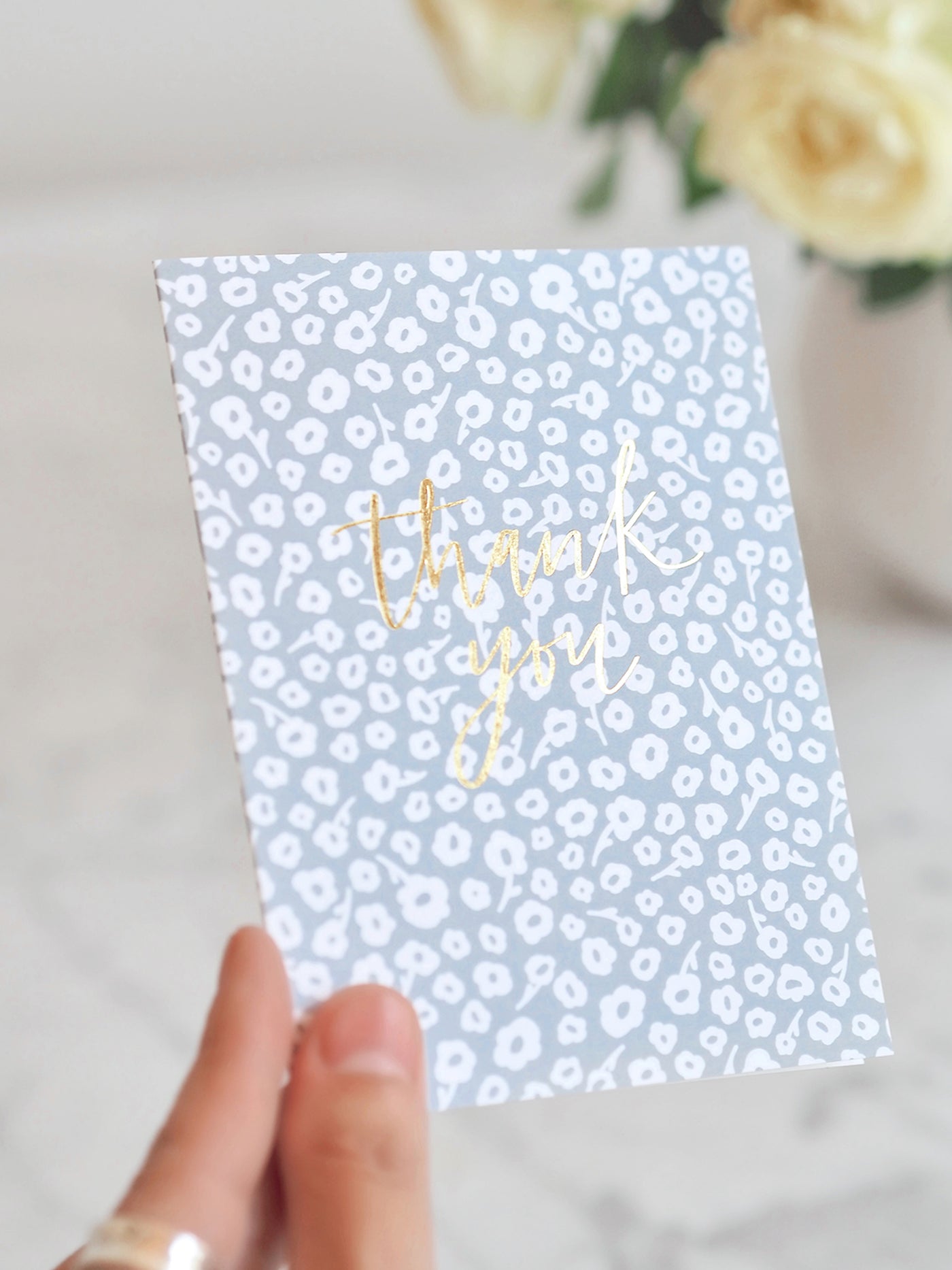 Floral Thank You Card