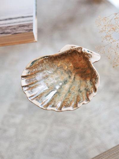 Blue Seashell Dish