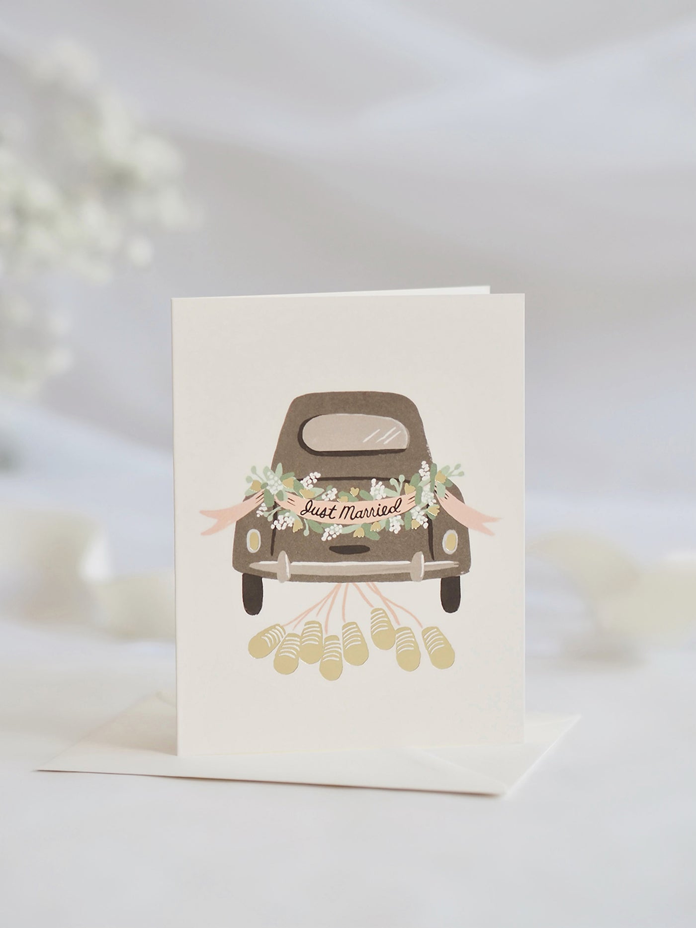 Just Married Getaway Card