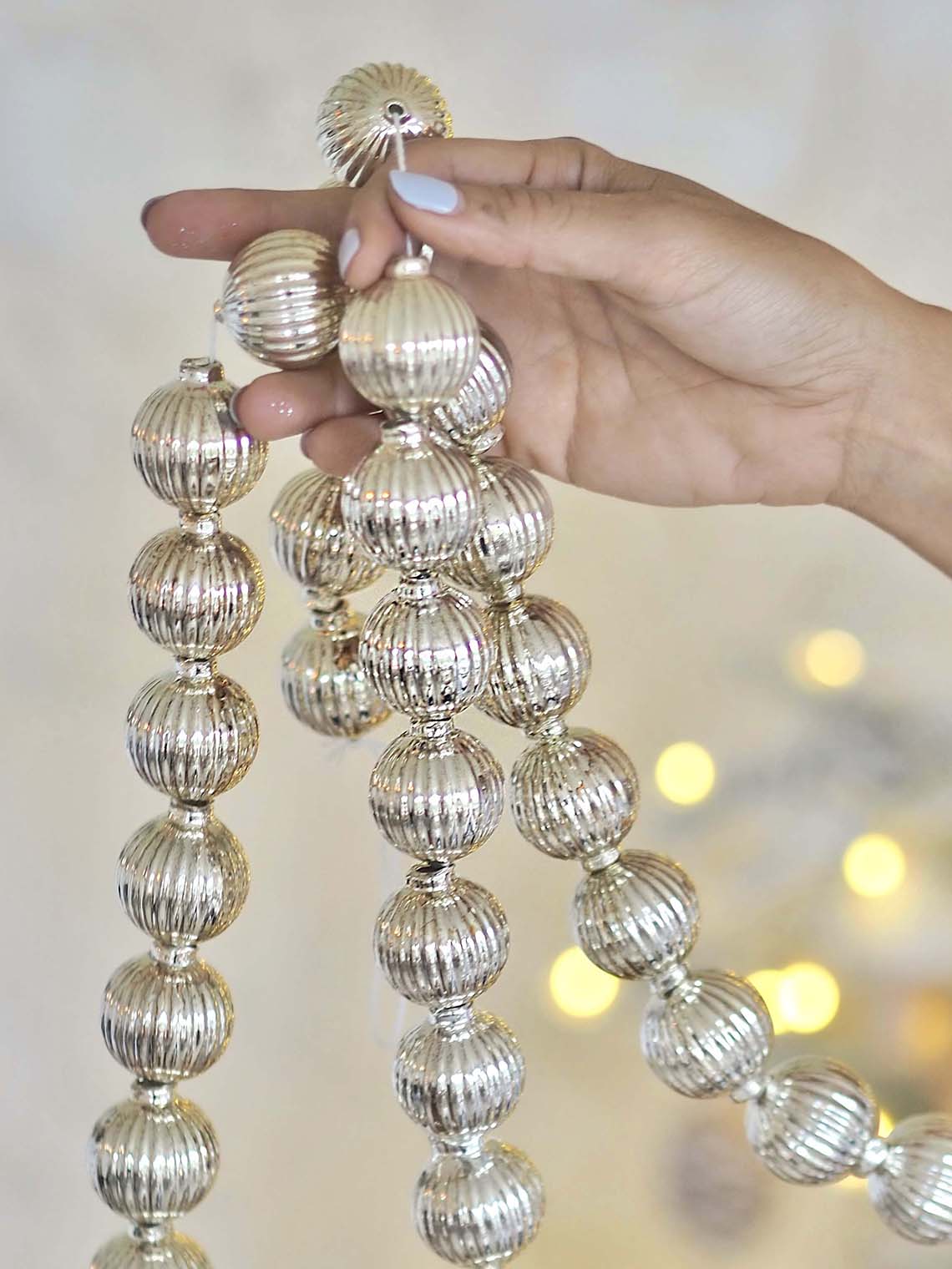 Metallic Orb Garland