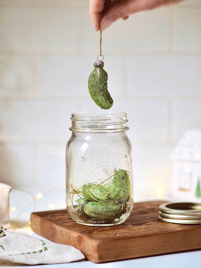 Tiny Pickle Ornament