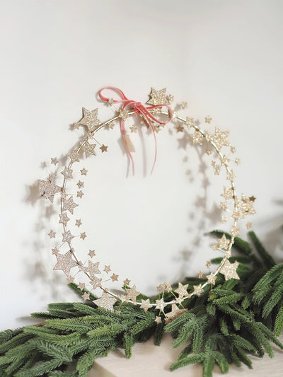 Sparkly Star Wreath