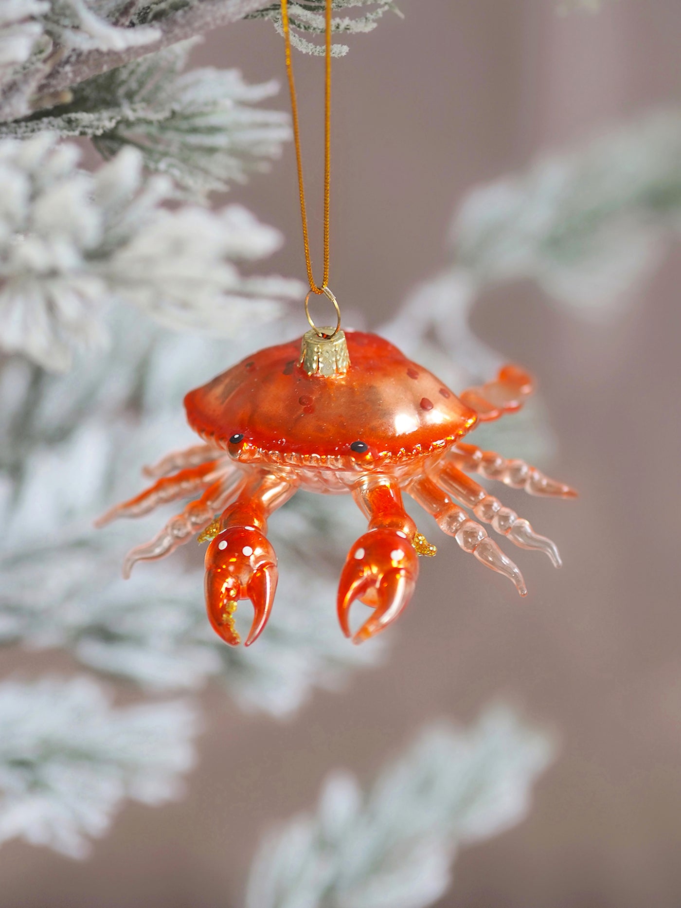 Red Seaside Crab Ornament