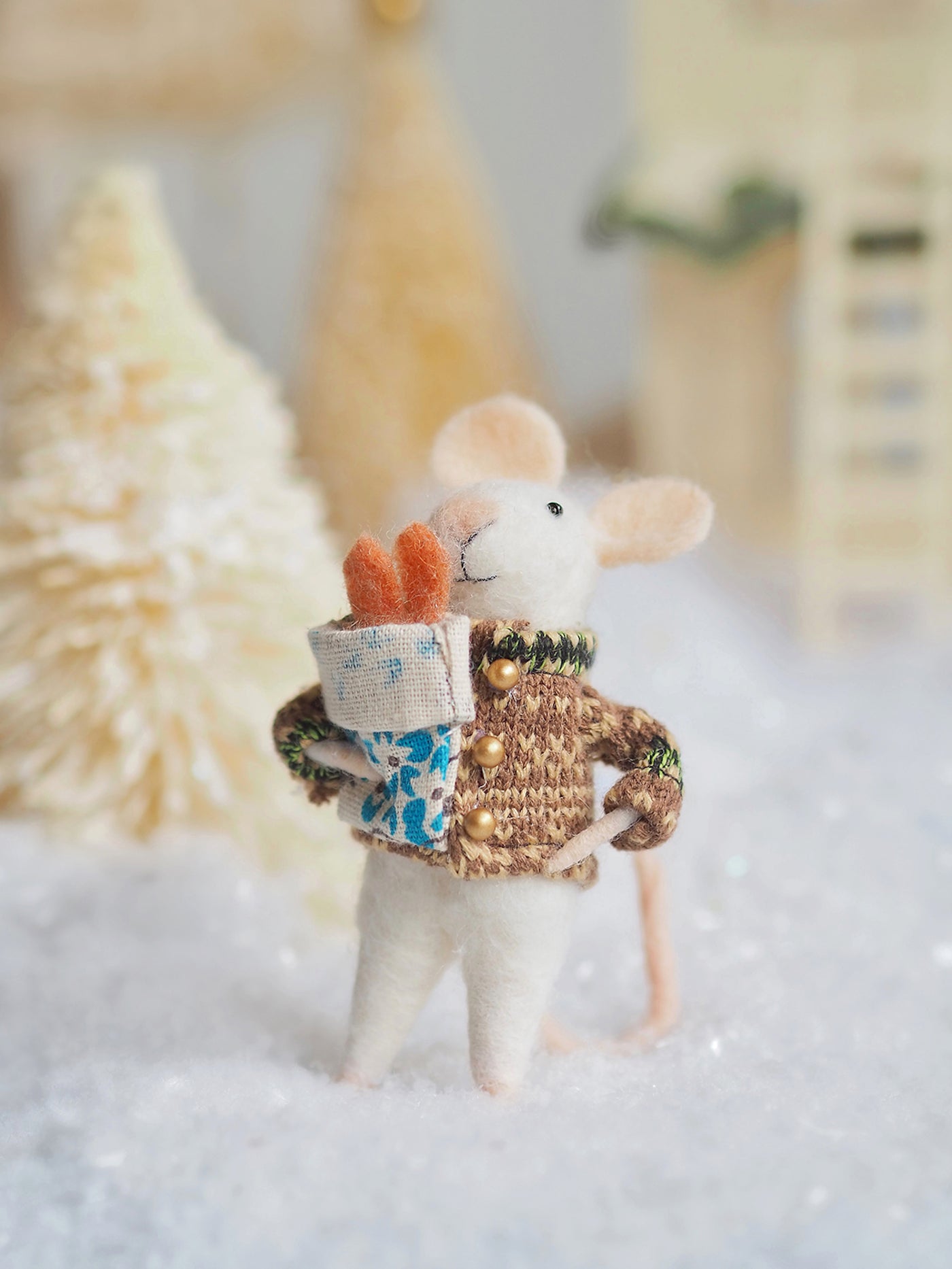 Baguette Benoit Mouse Ornament