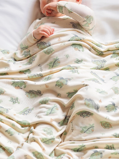 Sea Turtles Swaddle Blanket