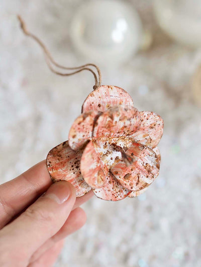 Pink Poppy Ornament