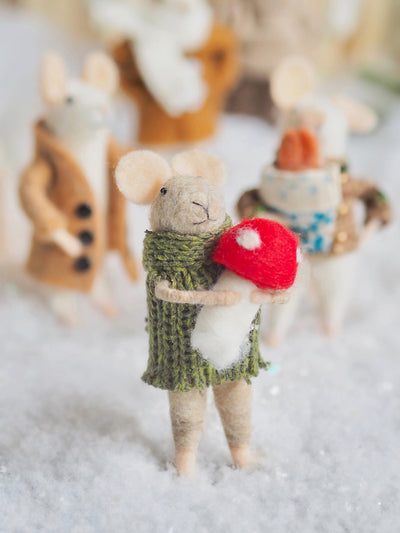 Toadstool Tilda Mouse Ornament